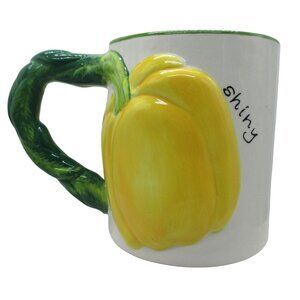 Judy Phipps Vegetable Shiny Yellow Pepper 16 Oz 3D Mug Cup Certified Int'l